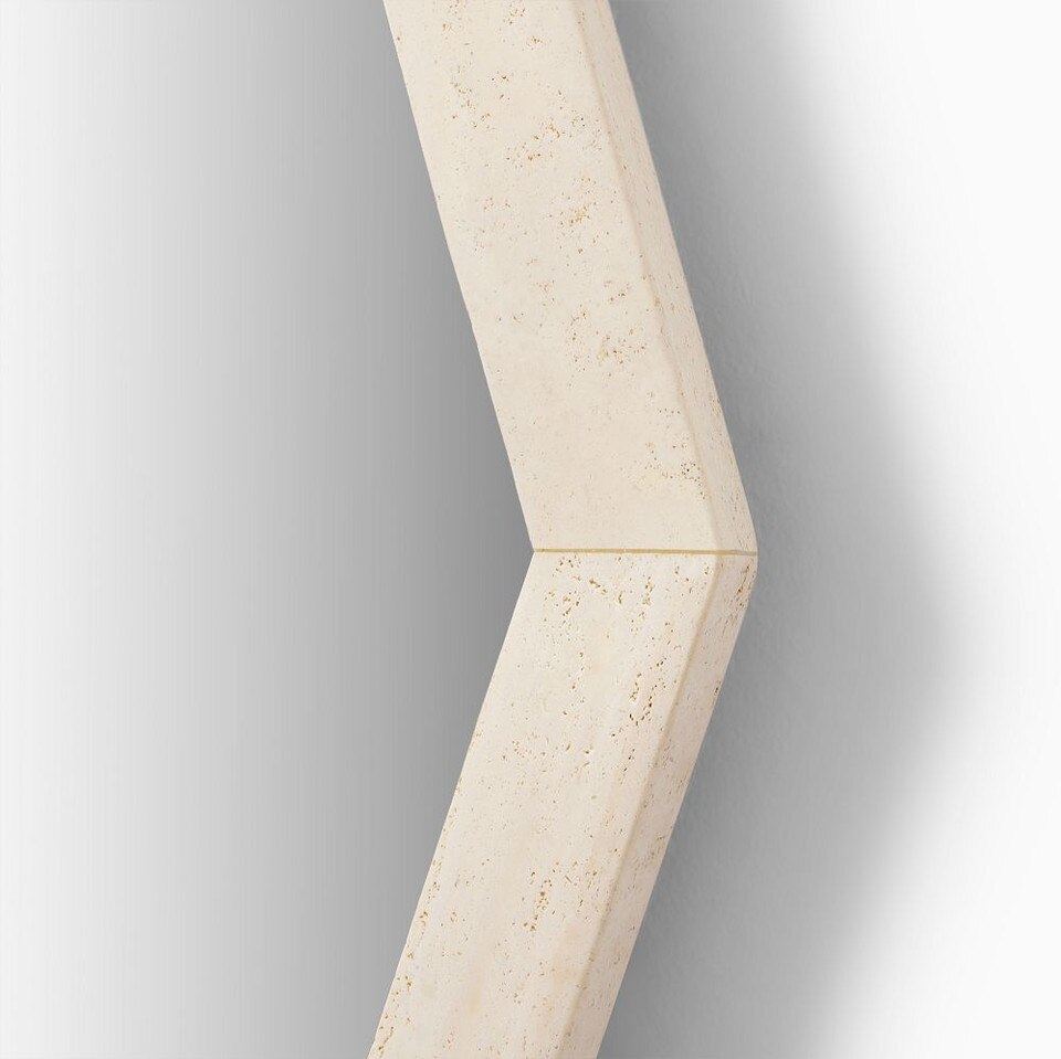 Thin Frame Travertine Wall Mirror West Elm Australia